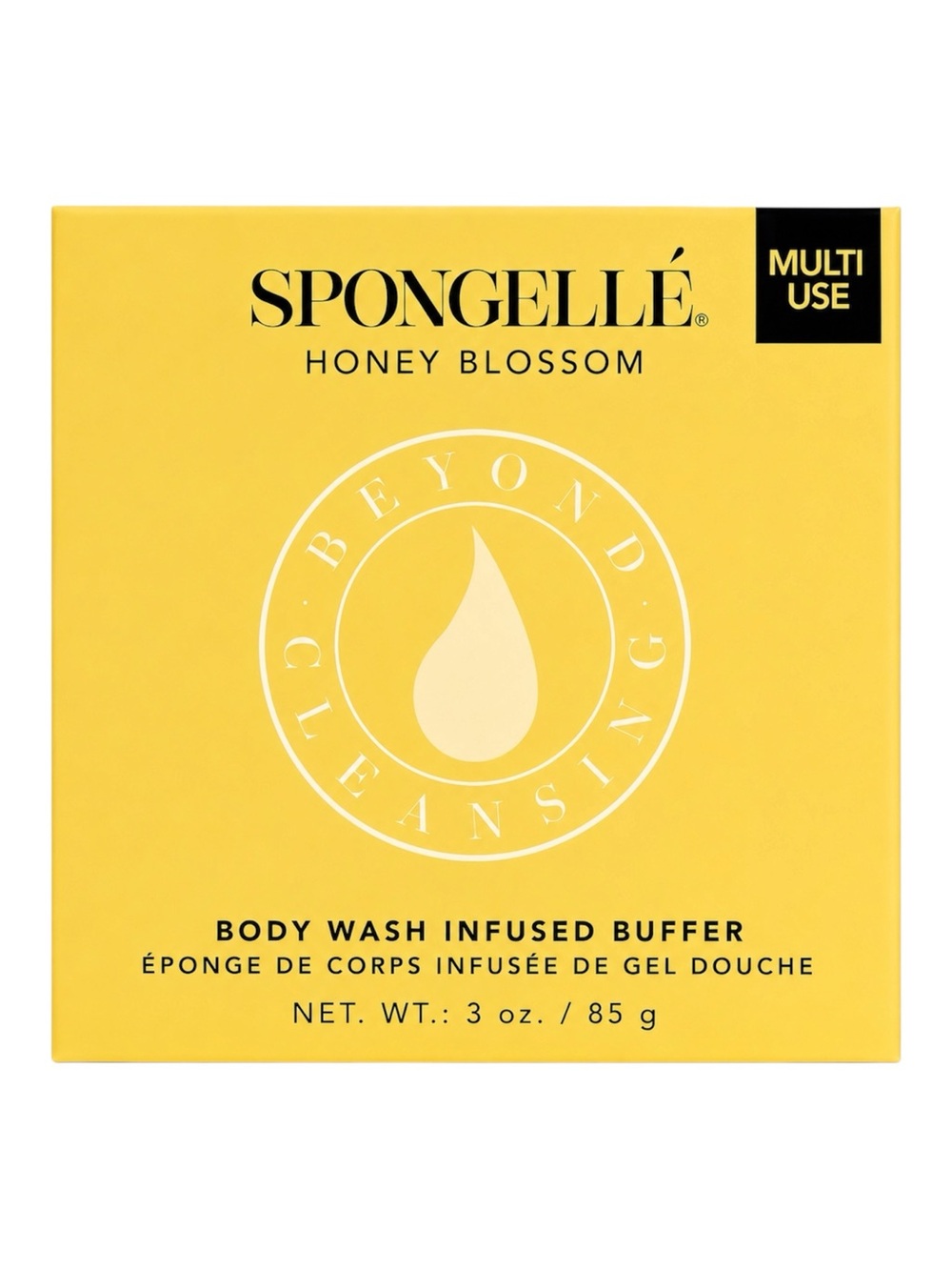 SPONGELLE HONEY BLOSSOM BODY WASH INFUSED BUFFER MULTI-USE - BNIB